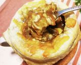 余ったカレーでカレーエッグポットパイ作り方7写真