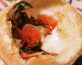 余ったカレーでカレーエッグポットパイ作り方8写真