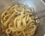 納豆釜玉うどん作り方2写真