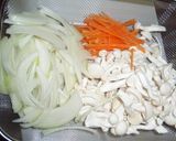 春雨炒め　チャプチェ風作り方1写真