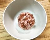 ガパオ風　夏野菜と梅豚そぼろ丼弁当作り方3写真