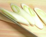 （貧乏、時短）長ネギと厚揚げのうどん作り方2写真