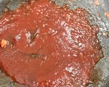 雪中椎茸ハンバーグ ケチャップソースがけ作り方6写真