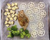 サラダチキンと冬野菜の簡単サラダ作り方2写真