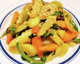 クセあり野菜のきんぴら作り方4写真