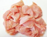 鶏むね肉と しめじのミルク ケチャスープ作り方2写真