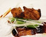 鶏皮北京ダック（ライスペーパーで）作り方5写真