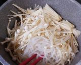 腸内リセット！エノキと糸こん炒め♡作り方7写真