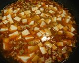 旬のフキノトウ麻婆豆腐作り方3写真
