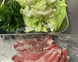 甜麺醤☆豚肉とピーマンの甘口炒め弁当作り方1写真