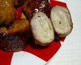 コロコロ♪照り焼き豚チーズ巻き作り方4写真