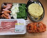 韓国料理プデチゲ（軍隊男メシ、乾麺入り）作り方4写真
