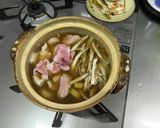 大根葉と豚のお鍋作り方10写真