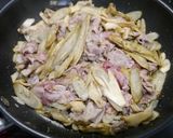 簡単！牛バラごぼう炒め作り方4写真