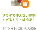 サラダで使えない完熟すぎるトマトは冷凍！作り方7写真