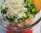 菜の花つくね照り焼き(マヨネーズ乗せ焼)作り方5写真