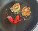 菜の花つくね照り焼き(マヨネーズ乗せ焼)作り方10写真
