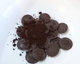 チョコレートとコーヒークリームのタルト作り方3写真