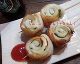 菜の花つくね照り焼き(マヨネーズ乗せ焼)作り方19写真