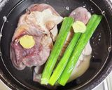 おつまみに☆甘辛ネギ豚ガツ♡作り方1写真