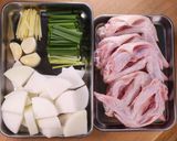 大根と手羽先と生姜のとろとろ白湯スープ♡作り方1写真