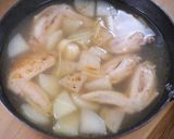 大根と手羽先と生姜のとろとろ白湯スープ♡作り方4写真