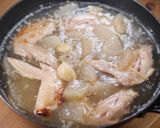 大根と手羽先と生姜のとろとろ白湯スープ♡作り方5写真