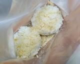 肉団子で照り焼きライスバーガー作り方3写真