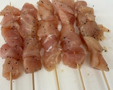鶏ささみの串焼き 梅肉仕立て作り方4写真