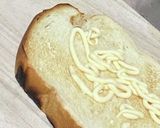 電子レンジDE簡単月見トースト作り方1写真