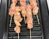 鶏ささみの串焼き 梅肉仕立て作り方5写真