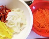 らっきょう酢をつかった鶏胸肉の南蛮作り方4写真