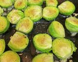やみつき甘旨【芽キャベツ】にんにくバター作り方4写真
