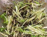 水菜と塩吹昆布の和え物作り方5写真