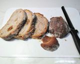 カンパーニュのオニオングラタンスープ作り方4写真