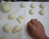 ウインナー✿お花畑ちぎりパン作り方3写真