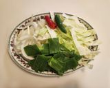 ≪韓国風≫スンデと野菜の炒め作り方2写真