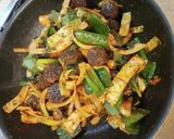 ≪韓国風≫スンデと野菜の炒め作り方8写真
