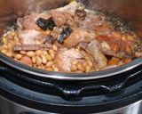 インスタントポットで大豆とチキンの煮込み作り方7写真
