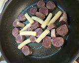 ≪韓国風≫スンデと野菜の炒め作り方4写真