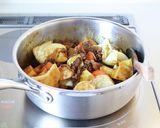 甘味が美味しい【カレー肉芋】肉じゃが作り方3写真