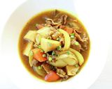 甘味が美味しい【カレー肉芋】肉じゃが作り方5写真