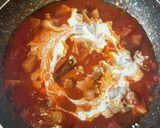 パンチェッタと椎茸のトマトクリームパスタ作り方9写真