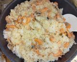 鮭バター醤油ごはん作り方3写真