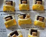 パイシートで、おねんねクマさんチョコパイ作り方4写真