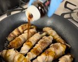 焼肉たれで 甘うま!茄子の肉巻き作り方4写真
