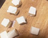 クリームチーズの山葵醤油漬け作り方1写真