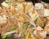 長ねぎと豆腐の炒め物作り方3写真