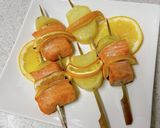 サーモンとジャガイモの串焼き作り方13写真