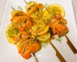 サーモンとジャガイモの串焼き作り方14写真